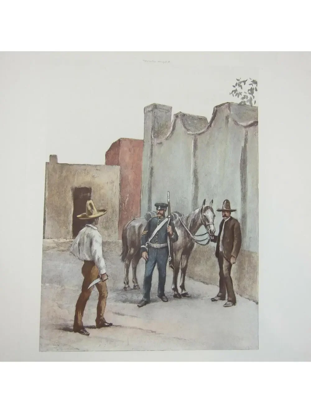 Antique 1892 Print 